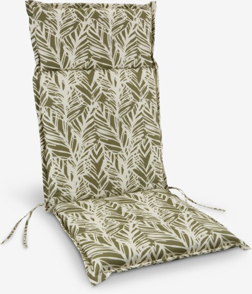 Coussin de jardin p/chaise inclinable SAKSFJED vert pomme