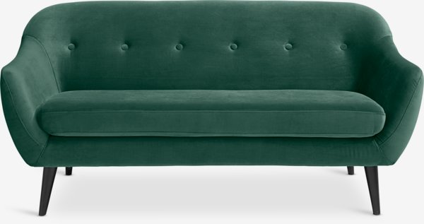 Sofa EGEDAL 2.5-Sitzer Samt grün