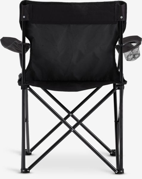 Kamperska stolica HALDBAKKEN crna