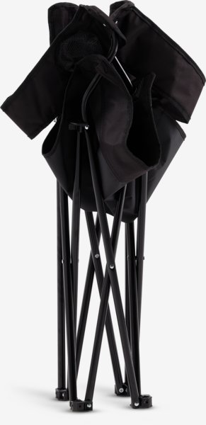 Kamperska stolica HALDBAKKEN crna