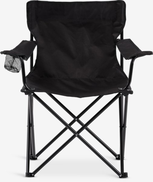 Kamperska stolica HALDBAKKEN crna