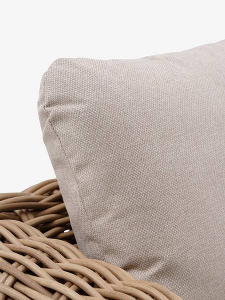 Garden lounge chair EJER quick-dry natural