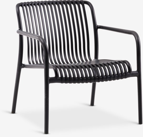 Lounge chair NABBEN black