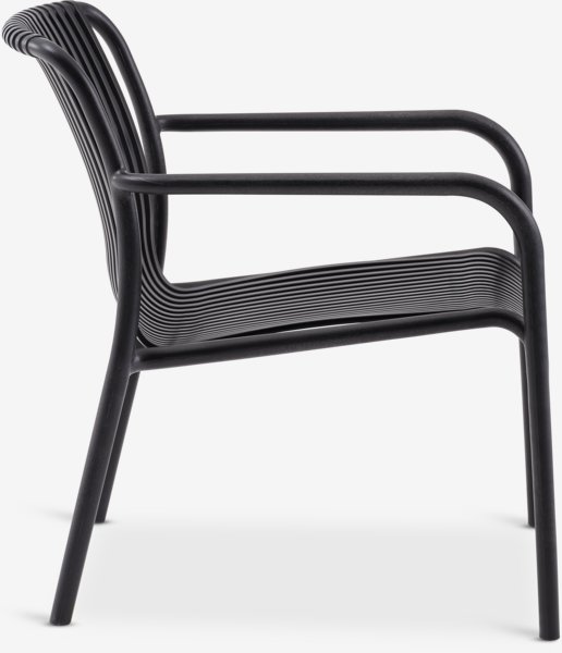 Lounge chair NABBEN black