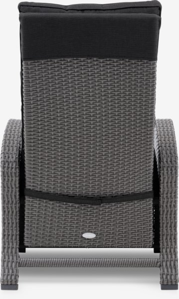 Fauteuil lounge STORD gris