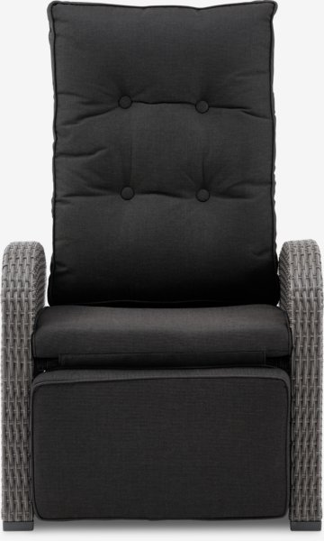 Fauteuil lounge STORD gris