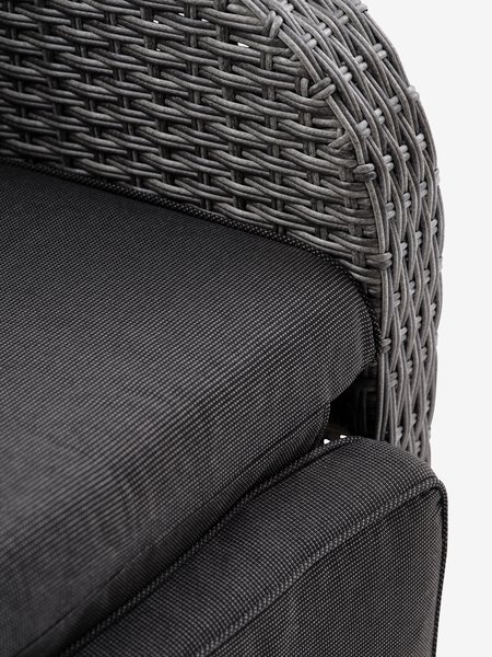 Fauteuil lounge STORD gris