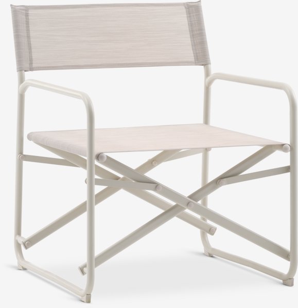 Fauteuil metteur en scène VESTLI beige