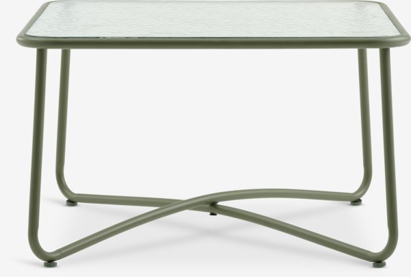 Mesa auxiliar ORTEN A60xL60xA35 verde oliva