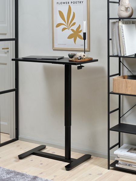Verstellbarer Schreibtisch LUNDTOFT 40x70 schwarz