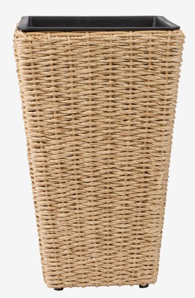 Panier pour plantes KUBB l30xL30xH50 naturel