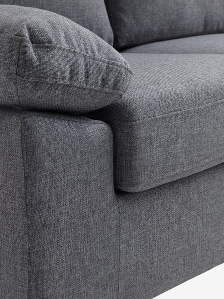 Sofa GEDVED 2-Sitzer grau