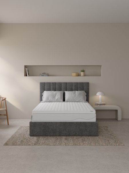 Topmaterac 140x200cm KVISTEN biały DREAMZONE