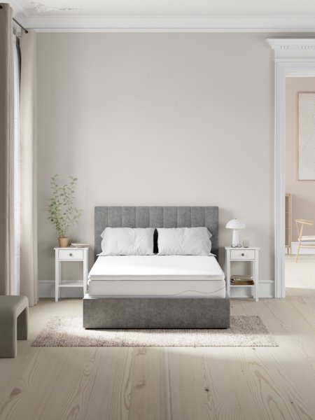 Surmatelas 140x190cm HOPEN blanc DREAMZONE