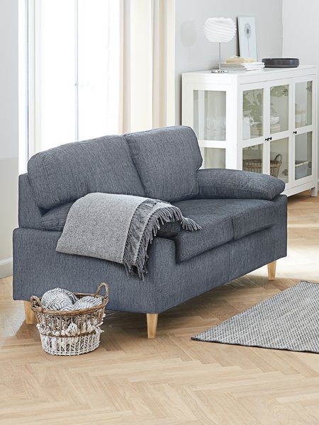 Soffa GEDVED 2-sits grå