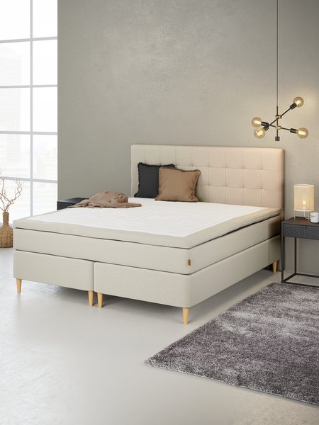 Boxspring 160x200 GOLD C75 latex zand-91