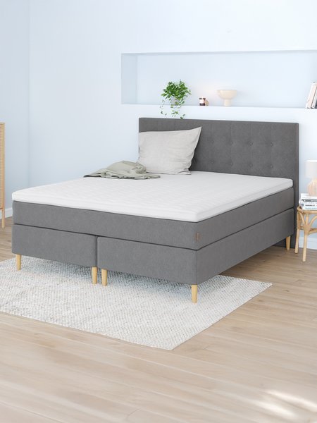 Boxspring 180x200 LYGNA GC30 grijs-23 DREAMZONE