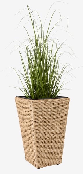 Panier pour plantes KUBB l30xL30xH50 naturel