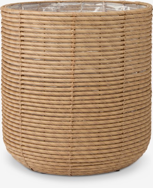 Planter basket GULSANGER D40xH42 natural