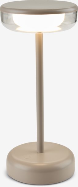 Bordslampa HUMLEBI Ø11xH25cm sand