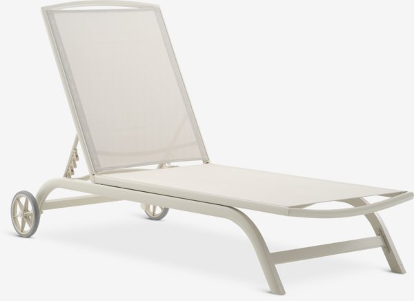 Sun lounger HANSTHOLM W76xL200 beige