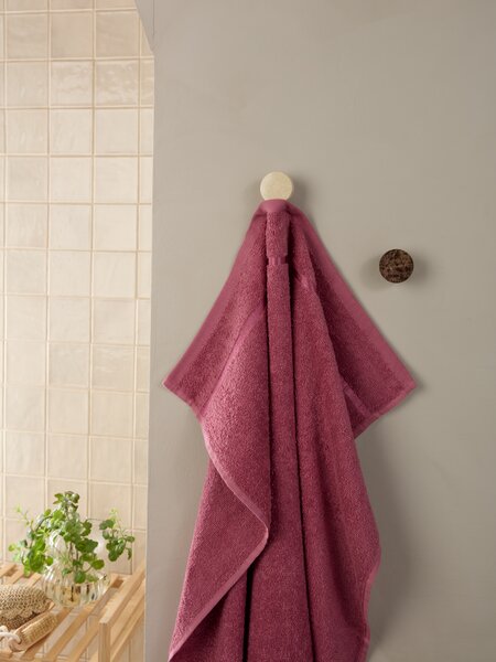 Banyo havlusu YSBY 65x130 pembe