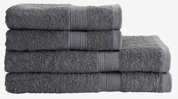 Drap de douche UPPSALA 65x130 gris