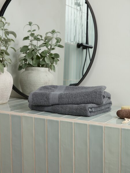 Drap de douche UPPSALA 65x130 gris
