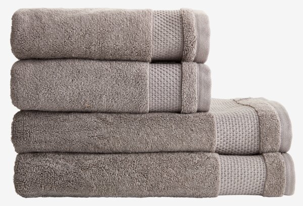 Serviette de toilette NORA 50x100 gris