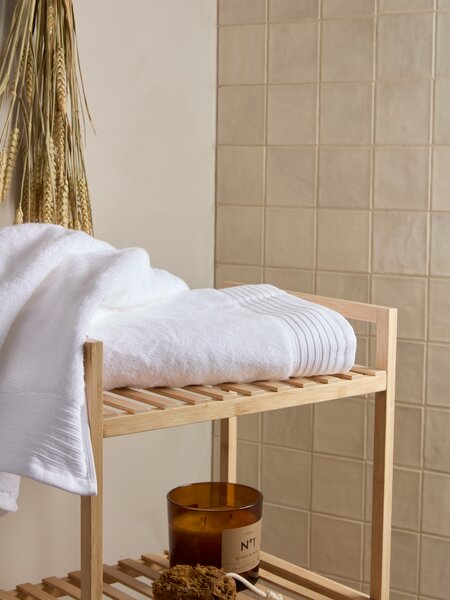 Telo da bagno SORUNDA 70x140 cm bianco KRONBORG