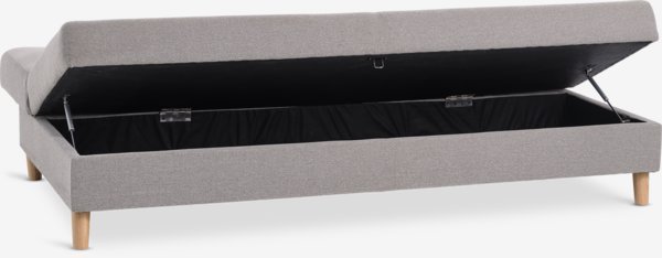 Диван розкладний ILDVED сірий/дуб