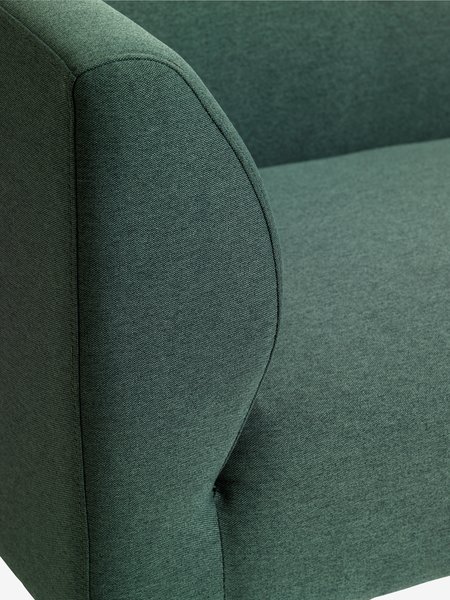 Sofa KARE Chaiselongue rechts dunkelgrün