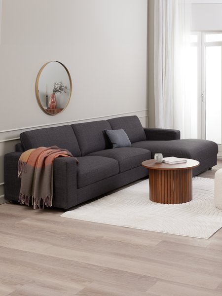 Sofa KONGSMARK Chaiselongue dunkelgrau