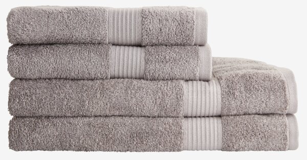 Serviette toilette KARLSTAD 50x100 gris