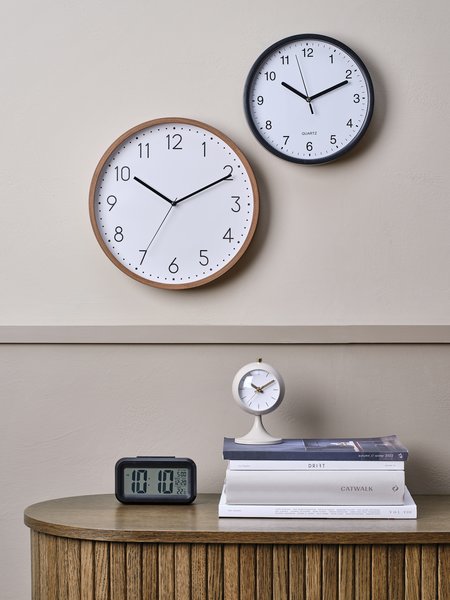Wall clock ASKILD D30cm brown