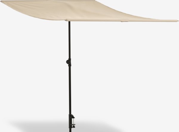 Balcony parasol HEJLPLET W130xL210 sand