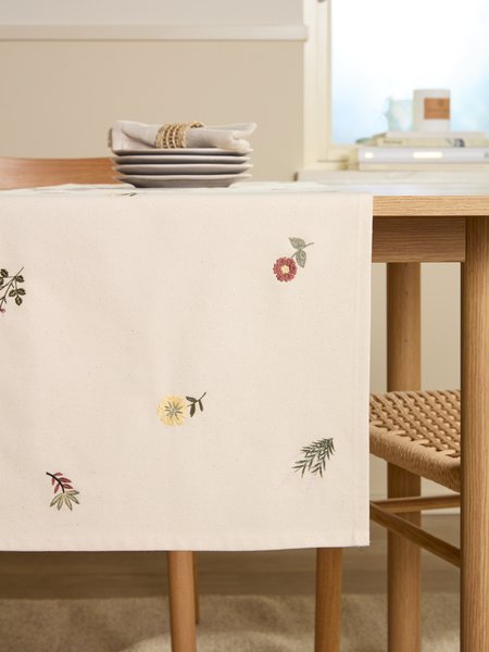 Středový ubrus VANDIRIS 37x150 bílá