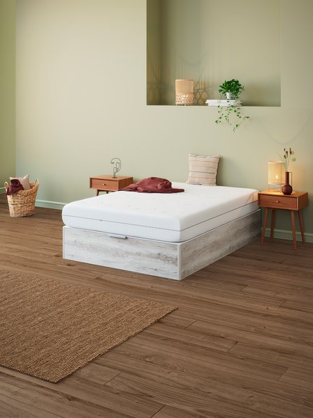 Canapé 90x190cm URUNDA GA55 gris claro