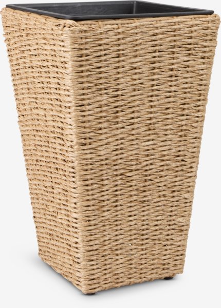 Panier pour plantes KUBB l30xL30xH50 naturel