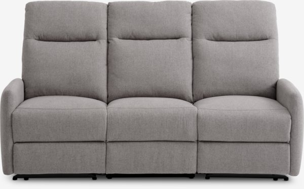 Relaxsofa VONSILD 3-Sitzer elektrisch hellgrau