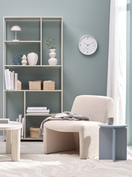 Tavolino LYNGE Ø35 cm blu chiaro