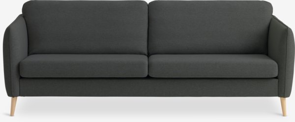 Sofa AARHUS 3-Sitzer Stoff dunkelgrau