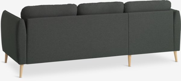 Sofa AARHUS Chaiselongue links dunkelgrau