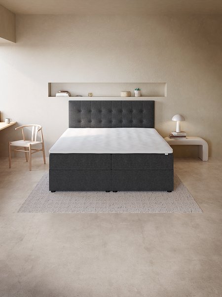 Boxspring 180x200 TYLDA OPBERGRUIMTE GC50 grijs-40