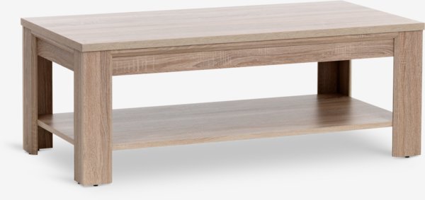 Coffee table HASLUND 60x120 light oak colour