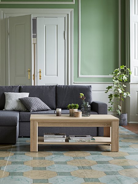 Маса за кафе HASLUND 60x120 цвят светъл дъб