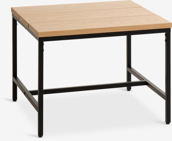 Mesa de centro TEBSTRUP 60x60 roble/negro