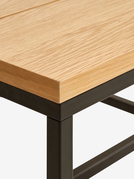 Mesa de centro TEBSTRUP 60x60 roble/negro
