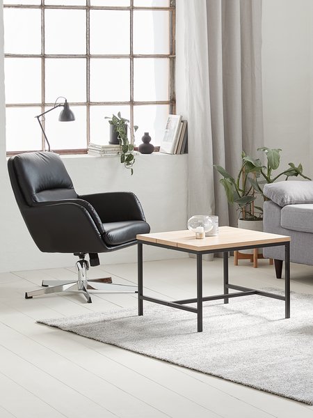 Mesa de centro TEBSTRUP 60x60 roble/negro