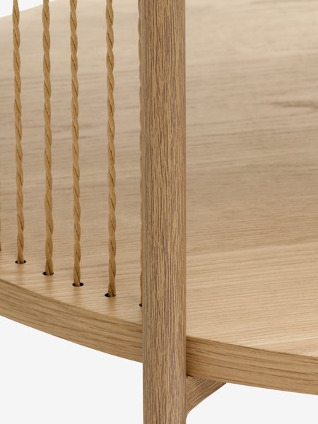 Coffee table SNESLEV D70 oak colour